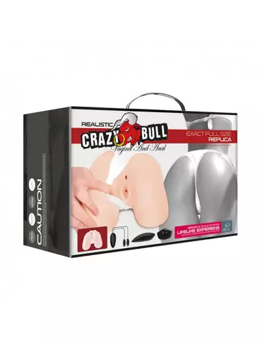 Crazy Bull Vagina and Anal Exact Full Size Maszturbátor Férfi maszturbátorok Crazy Bull