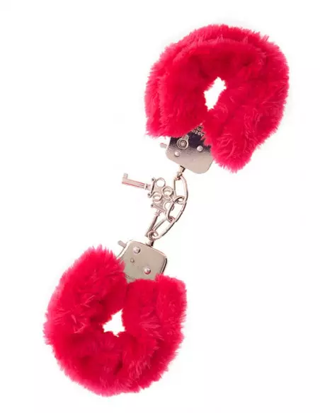 Metal Handcuff With Plush Red Bilincs Bilincsek - Kötözők Nmc Metal Handcuff With Plush Red Bilincs Bilincsek - Kötözők Nmc