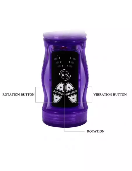 Happy Angel 22 cm Purple Vibrátor Nonfiguratív vibrátorok Debra