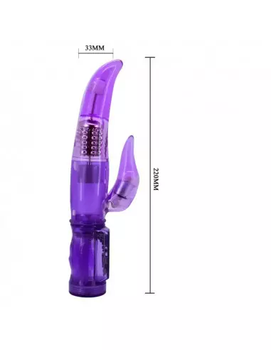 Happy Angel 22 cm Purple Vibrátor Nonfiguratív vibrátorok Debra