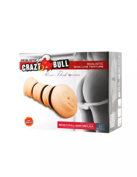 Crazy Bull Flesh 3D Vagina Maszturbátor Férfi maszturbátorok Crazy Bull