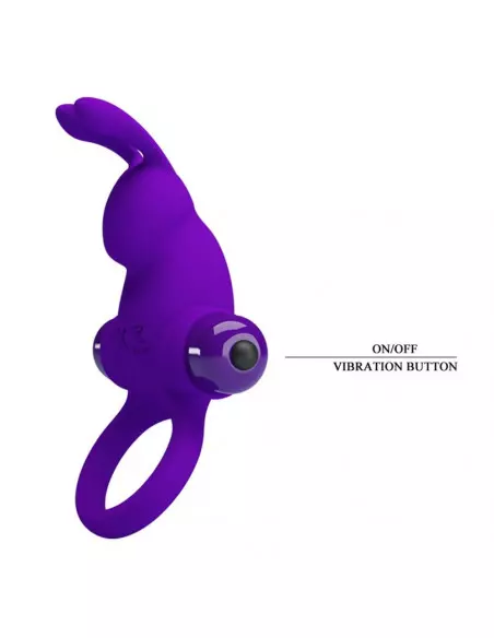 Pretty Love Vibrant Penis Sleeve 1 Purple Péniszgyűrű Péniszgyűrűk - Mandzsetták Pretty Love