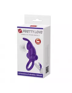 Pretty Love Vibrant Penis Sleeve 1 Purple Péniszgyűrű Péniszgyűrűk - Mandzsetták Pretty Love