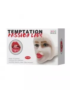 Temptation Passion Lady Snug-Fit Mouth Maszturbátor Férfi maszturbátorok Debra