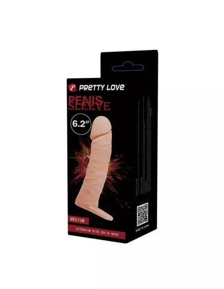 Pretty Love Penis Sleeve 6,2" Péniszköpeny Péniszköpenyek - Hosszabítók Pretty Love