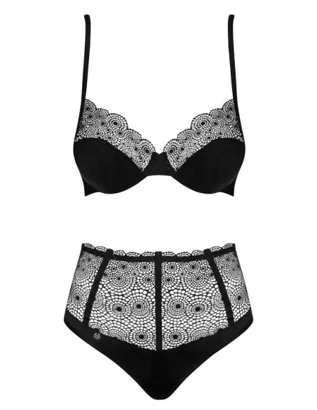 Sharlotte 2 db-os Szett L/XL Fekete Együttesek Obsessive