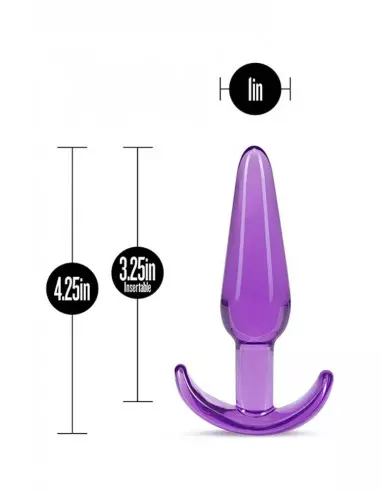 B YOURS SLIM ANAL PLUG PURPLE Fenékdugó Fenékdugók Blush