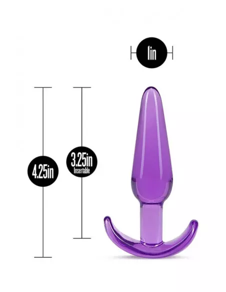B YOURS SLIM ANAL PLUG PURPLE Fenékdugó Fenékdugók Blush