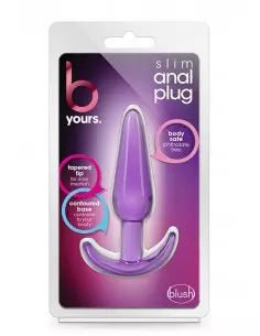 B YOURS SLIM ANAL PLUG PURPLE Fenékdugó Fenékdugók Blush