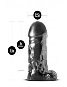 JET DESTROYER CARBON METALLIC BLACK Dildó Dongok - Dildók Blush 2