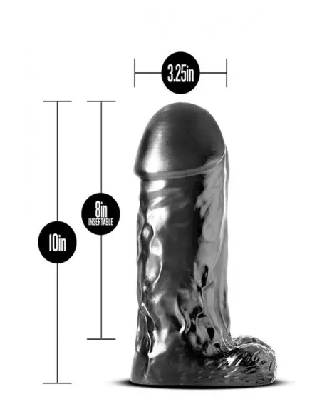 JET DESTROYER CARBON METALLIC BLACK Dildó Dongok - Dildók Blush