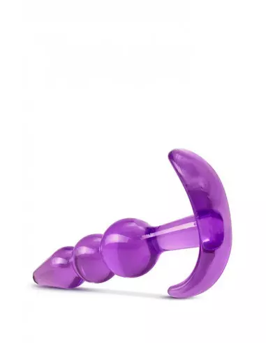 B YOURS TRIPLE BEAD ANAL PLUG PURPLE Fenékdugó Fenékdugók Blush