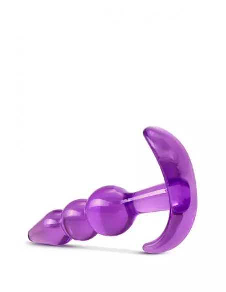B YOURS TRIPLE BEAD ANAL PLUG PURPLE Fenékdugó Fenékdugók Blush