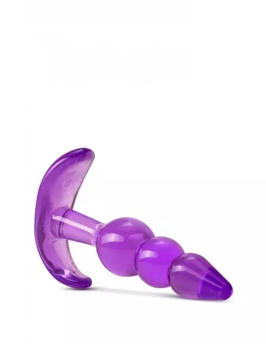 B YOURS TRIPLE BEAD ANAL PLUG PURPLE Fenékdugó Fenékdugók Blush
