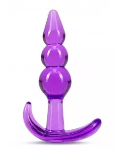 B YOURS TRIPLE BEAD ANAL PLUG PURPLE Fenékdugó Fenékdugók Blush 2