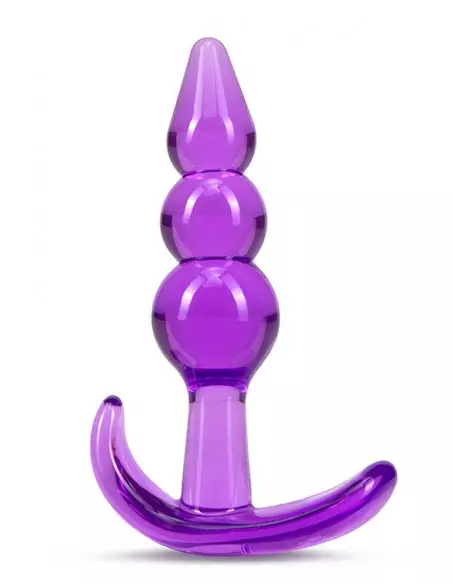 B YOURS TRIPLE BEAD ANAL PLUG PURPLE Fenékdugó Fenékdugók Blush