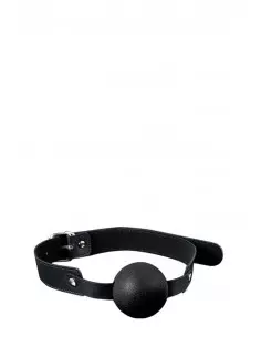 GP Solid Silicone Ball Gag Black Szájpecek Szájpöckök Guilty Pleasure 2