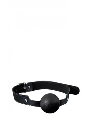 GP Solid Silicone Ball Gag Black Szájpecek Szájpöckök Guilty Pleasure