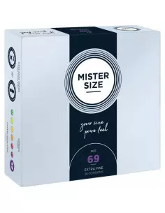 MISTER SIZE 69 mm-es Óvszer 36 DB Óvszerek Mister Size