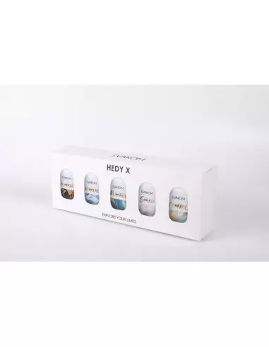 Hedy X Mixed Textures 5 pcs Maszturbátor Férfi maszturbátorok Svakom