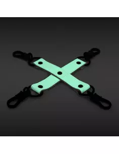 GLO Bondage - Hog Tie - Green Bilincsek - Kötözők NS Toys 2