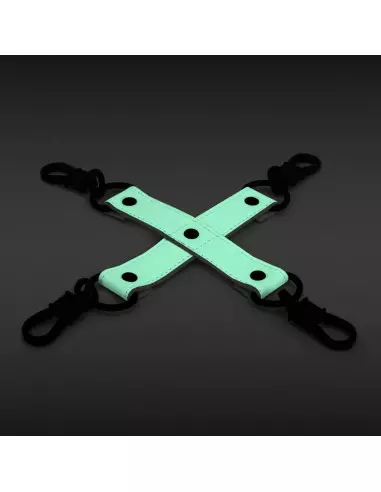 GLO Bondage - Hog Tie - Green Bilincsek - Kötözők NS Toys