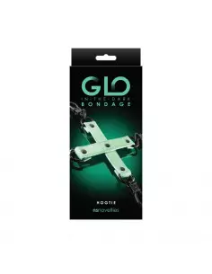 GLO Bondage - Hog Tie - Green Bilincsek - Kötözők NS Toys