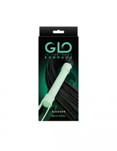 GLO Bondage - Flogger - Green Korbács Korbácsok - Pálcák - Paskolók NS Toys