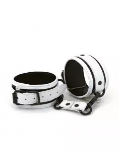 GLO Bondage - Ankle Cuff - Green Bilincs Bilincsek - Kötözők NS Toys 2