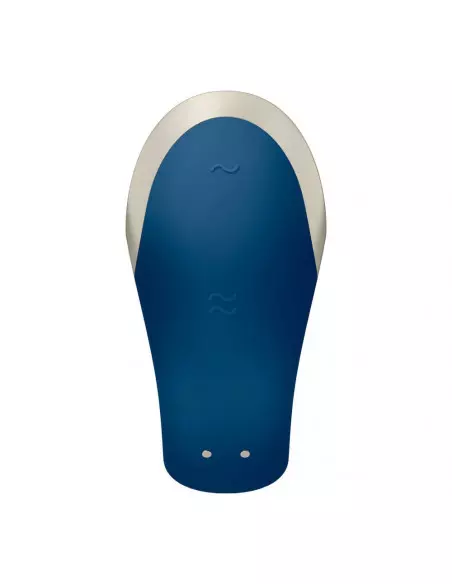 Double Love (Blue) Okos Párvibrátor Okos vibrátorok Satisfyer