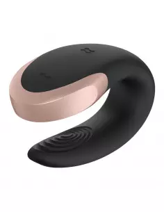 Double Love (Black) Okos Párvibrátor Okos vibrátorok Satisfyer 2