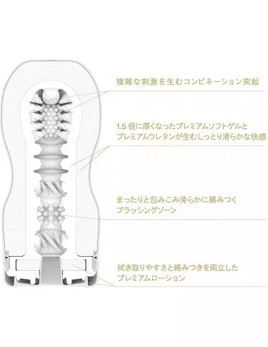 PREMIUM TENGA ORIGINAL VACUUM CUP GENTLE Maszturbátor Férfi maszturbátorok Tenga