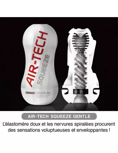 AIR-TECH SQUEEZE Gentle Maszturbátor Férfi maszturbátorok Tenga