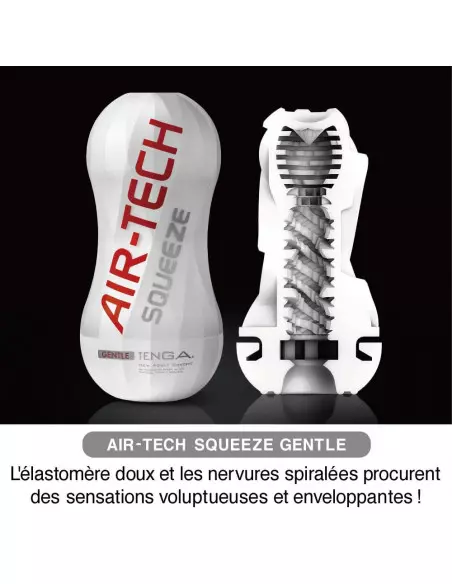 AIR-TECH SQUEEZE Gentle Maszturbátor Férfi maszturbátorok Tenga AIR-TECH SQUEEZE Gentle Maszturbátor Férfi maszturbátorok Tenga