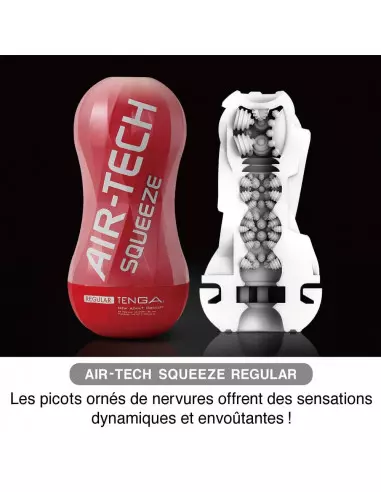 AIR-TECH SQUEEZE Regular Maszturbátor Férfi maszturbátorok Tenga
