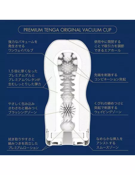 PREMIUM TENGA ORIGINAL VACUUM CUP Maszturbátor Férfi maszturbátorok Tenga PREMIUM TENGA ORIGINAL VACUUM CUP Maszturbátor Férfi maszturbátorok Tenga