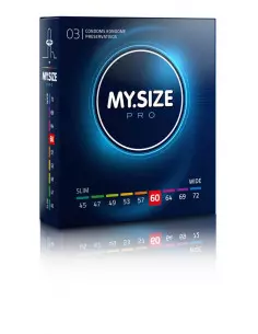 MY SIZE PRO 60 mm-es Óvszer 3 DB Óvszerek My Size pro