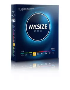 MY SIZE PRO 53 mm-es Óvszer 3 DB Óvszerek My Size pro