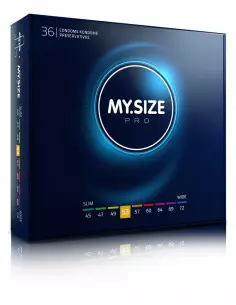 MY SIZE PRO 53 mm-es Óvszer 36 DB Óvszerek My Size pro