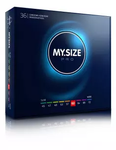 MY SIZE PRO 60 mm-es Óvszer 36 DB Óvszerek My Size pro