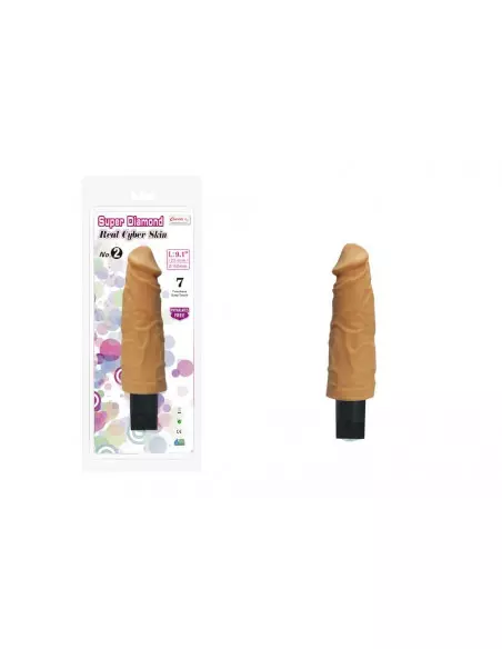 Charmly Super Diamond Real Cyber Skin No. 2. Vibrátor Realisztikus vibrátorok Charmly Toy