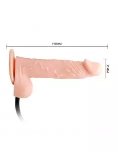 Inflatable Dildo 7,5" Flesh Vibrátor Realisztikus vibrátorok Debra 2