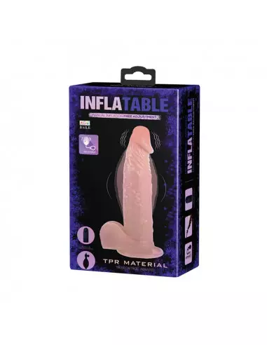 Inflatable Dildo 7,5" Flesh Vibrátor Realisztikus vibrátorok Debra