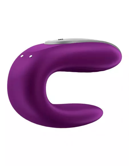 Double Fun (Violet) Okos Párvibrátor Okos vibrátorok Satisfyer