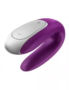 Double Fun (Violet) Okos Párvibrátor Okos vibrátorok Satisfyer 2