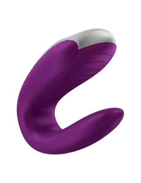 Double Fun (Violet) Okos Párvibrátor Okos vibrátorok Satisfyer