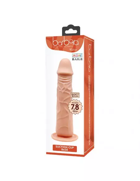 Barbara Calvin 7,8 " Dildó tapadókoronggal Dongok - Dildók Debra