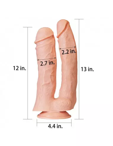 12'' Realistic Mega Double Dildó Dongok - Dildók Lovetoy