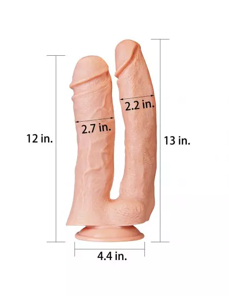 12'' Realistic Mega Double Dildó Dongok - Dildók Lovetoy
