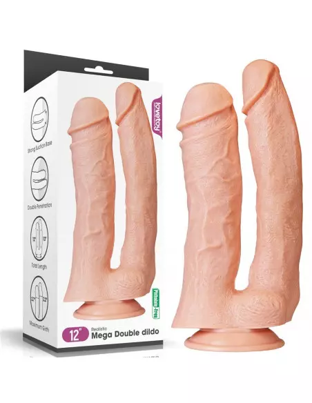 12'' Realistic Mega Double Dildó Dongok - Dildók Lovetoy